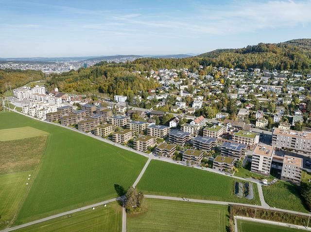 Architektur und Fassaden aus der Vogelperspektive